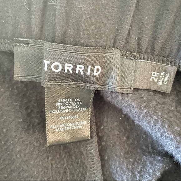 Torrid Pull On Wide Leg Super Soft Fleece Mid Rise Pant Women's 2X - Picture 9 of 10